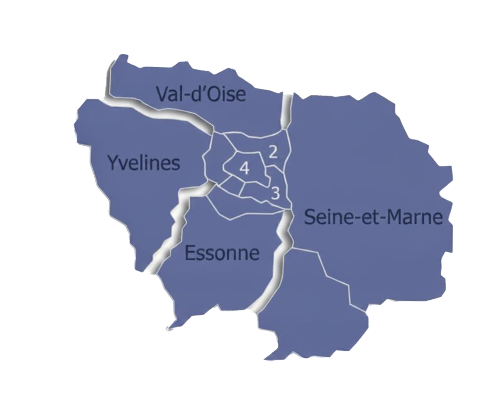 Nos implantations en Île-de-France